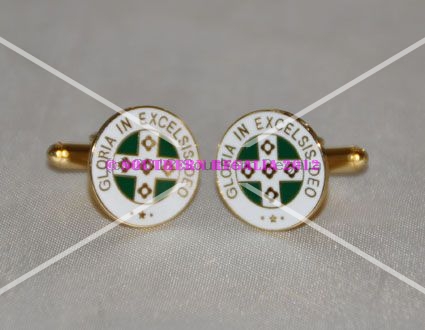 Royal Order of Scotland Gold Plated Cufflinks